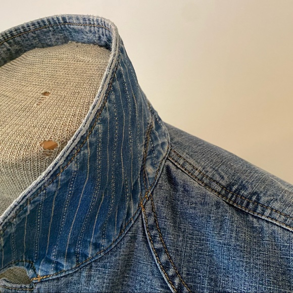 Vintage Denim Chore Coat by Lauren Jeans Company for Ralph Lauren. Women’s Med. - Picture 9 of 11